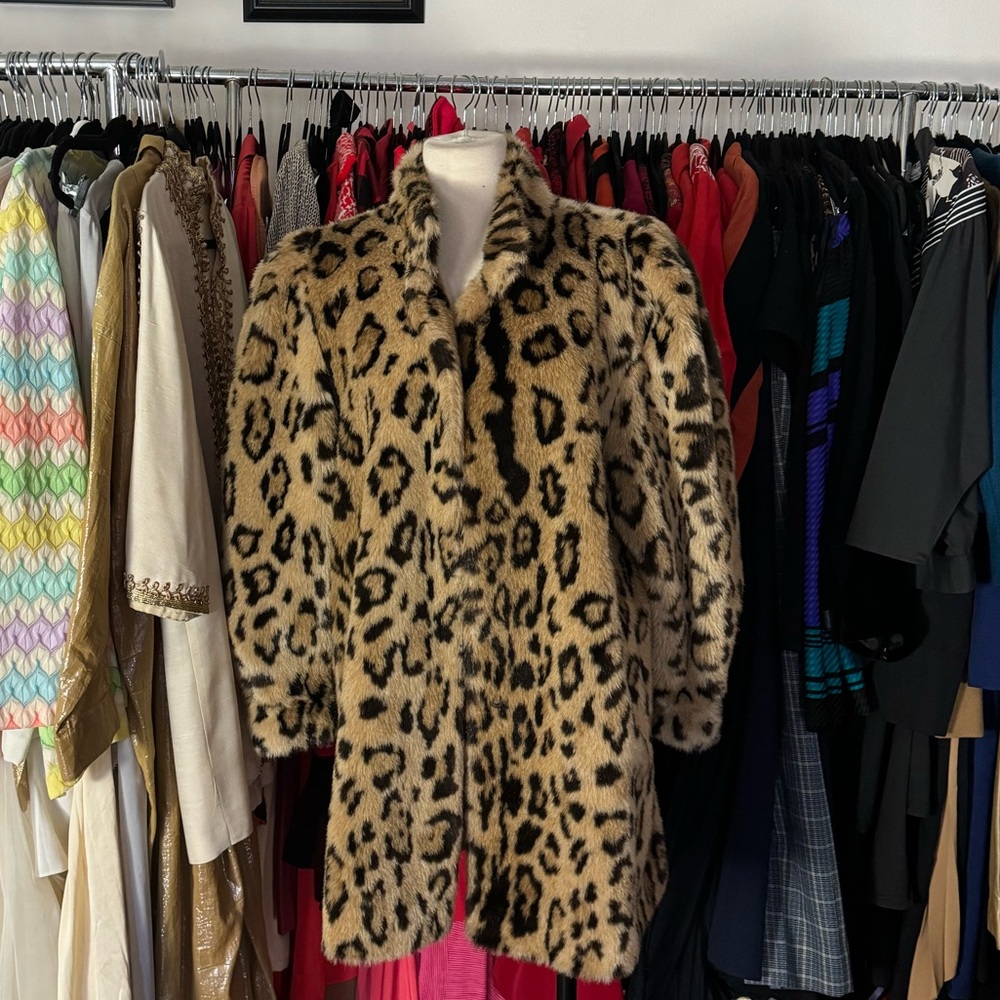Vintage Leopard Jacket / Coat